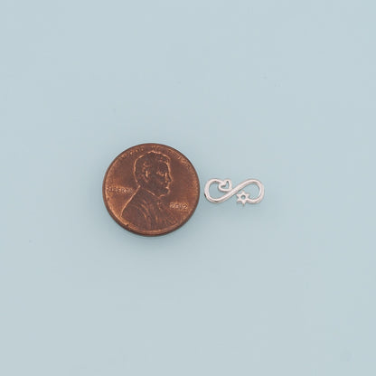 18K Gold Filled Infinity Pendant,Dainty Infinity Charm Bracelet Necklace for DIY Jewelry Making Supply
