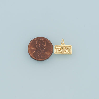 18K Gold Filled Hand Charm Pendant for Jewelry Making