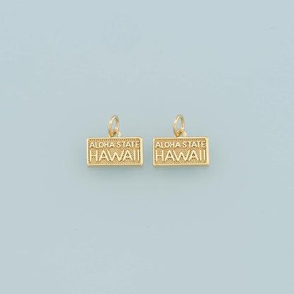 18K Gold Filled Hand Charm Pendant for Jewelry Making