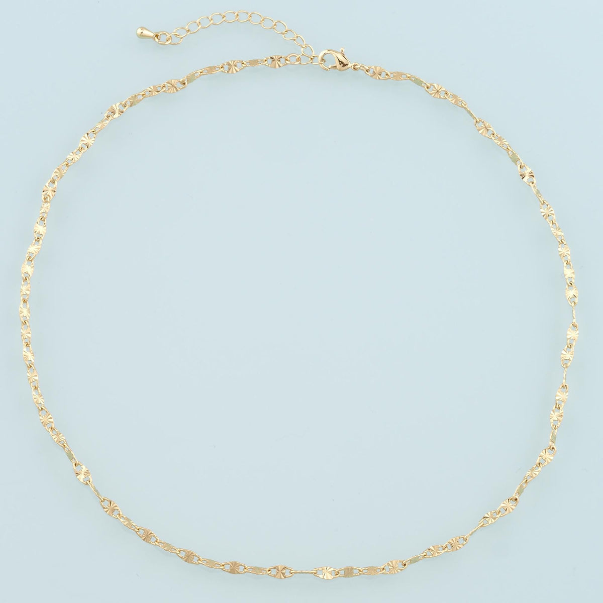 Gold Oval Chain,18K Gold Filled Oval for Necklace Bracelet DIY Jewelry Making Supply