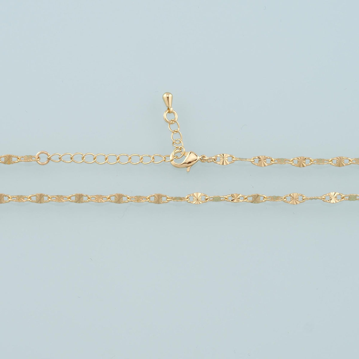 Gold Oval Chain,18K Gold Filled Oval for Necklace Bracelet DIY Jewelry Making Supply