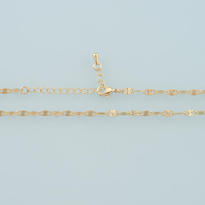 Gold Oval Chain,18K Gold Filled Oval for Necklace Bracelet DIY Jewelry Making Supply