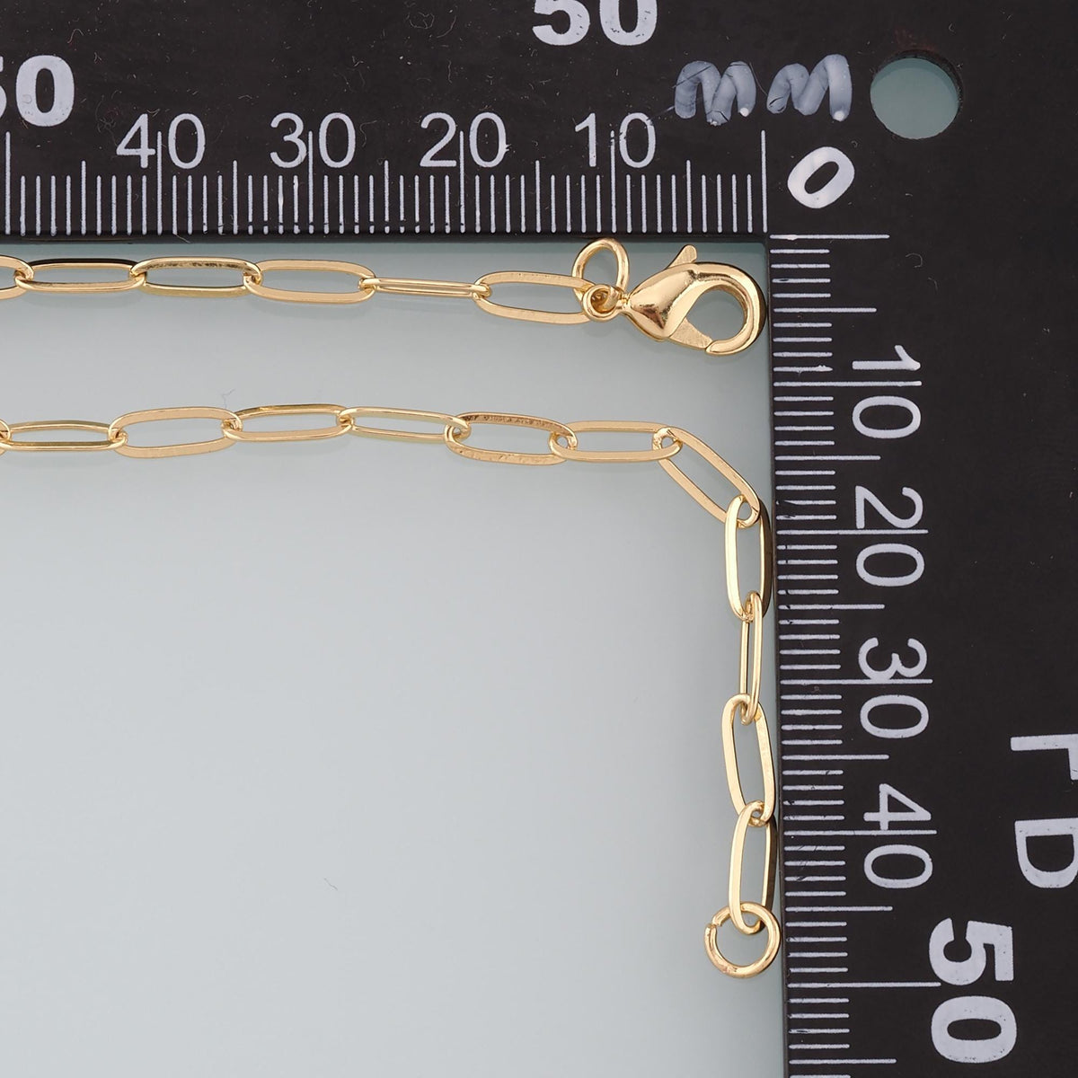 Gold Y Chain,18K Gold Filled Oval for Necklace Bracelet DIY Jewelry Making Supply