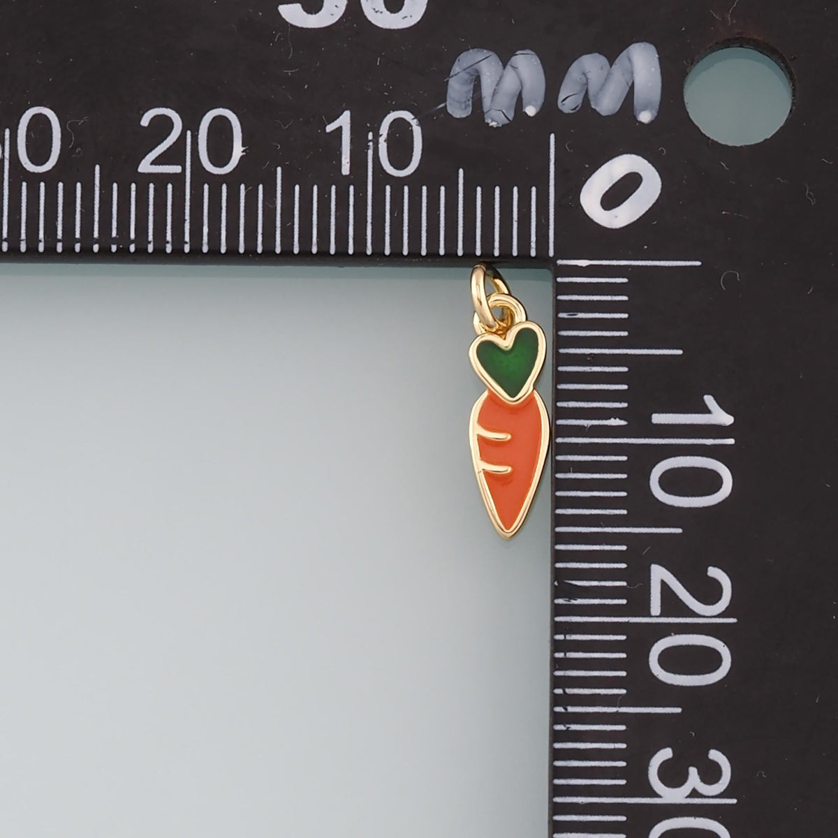 18K Gold Filled Hand Enamel Charm Pendant for Jewelry Making