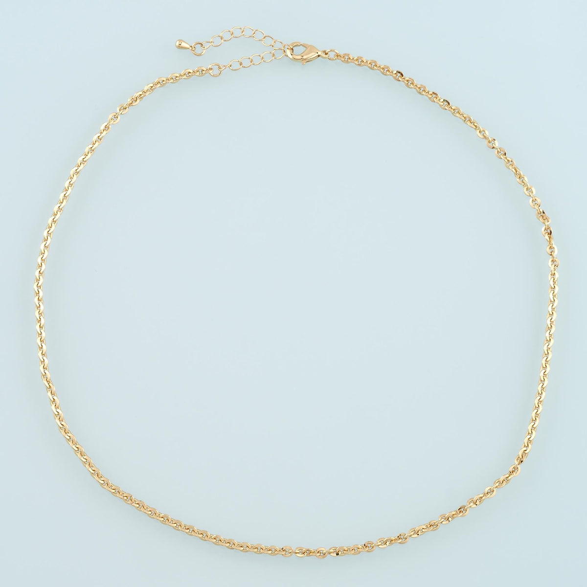 18K Gold Filled Oval Oval Chain 2 in for Jewelry Making