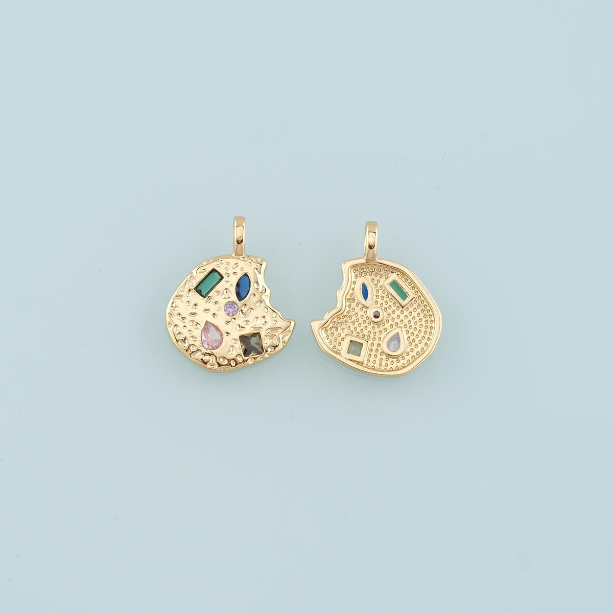 18K Gold Filled Hand Charm Pendant for Jewelry Making
