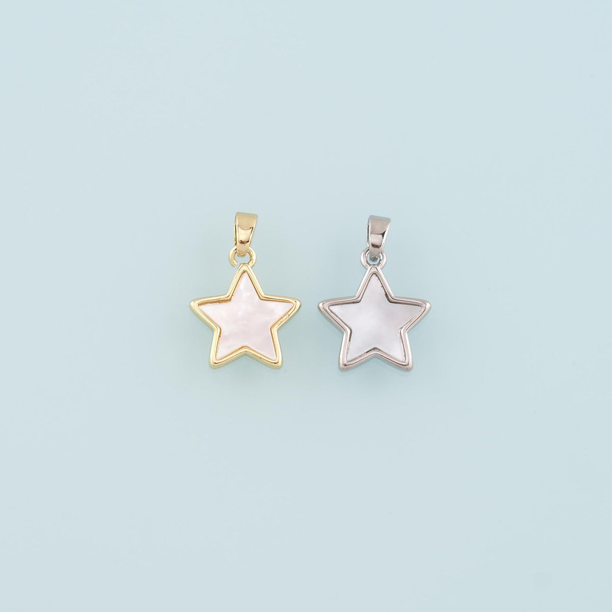 18K Gold Filled Star Charm Pendant for Jewelry Making