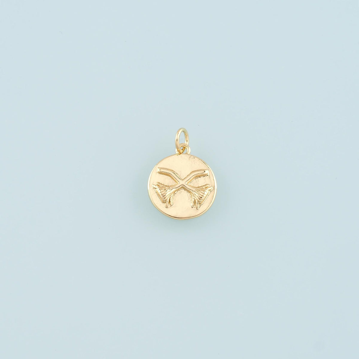 18K Gold Filled Broom Pendant,Witch Broom halloween Charm Bracelet Necklace for DIY Jewelry Making Supply