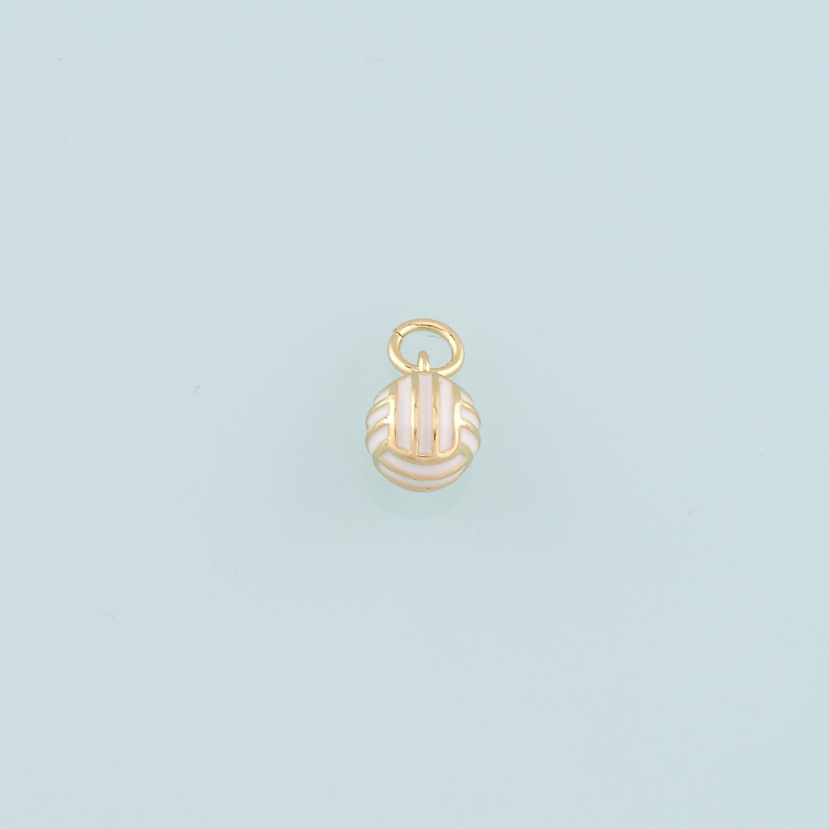 18K Gold Filled Enamel Charm Pendant for Jewelry Making