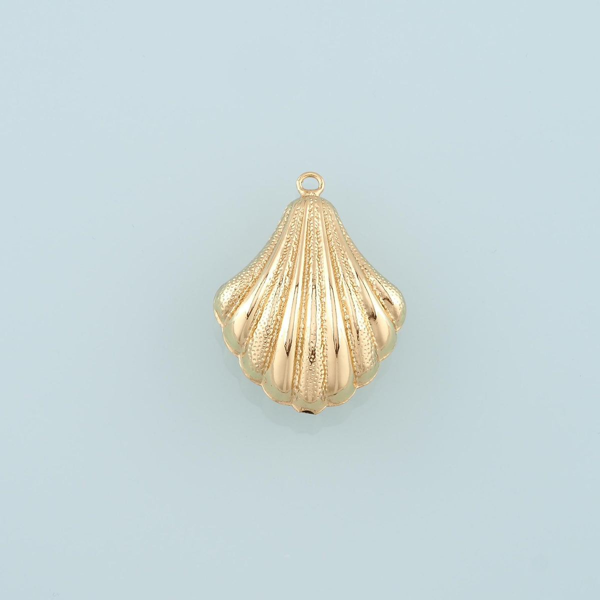 Gold Conch Charms,18K Gold Filled Big Shell Pendant,Conch Shell Charm Bracelet Necklace for DIY Jewelry Making Supply
