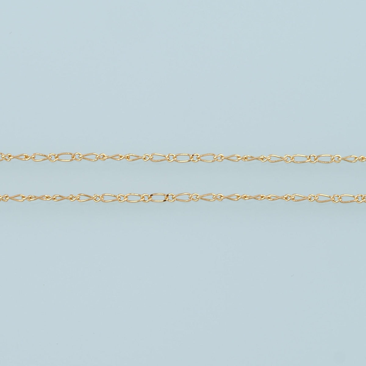18K Gold Filled Oval Paperclip Chain 4.5 mm, 3.28 ft for Jewelry Making