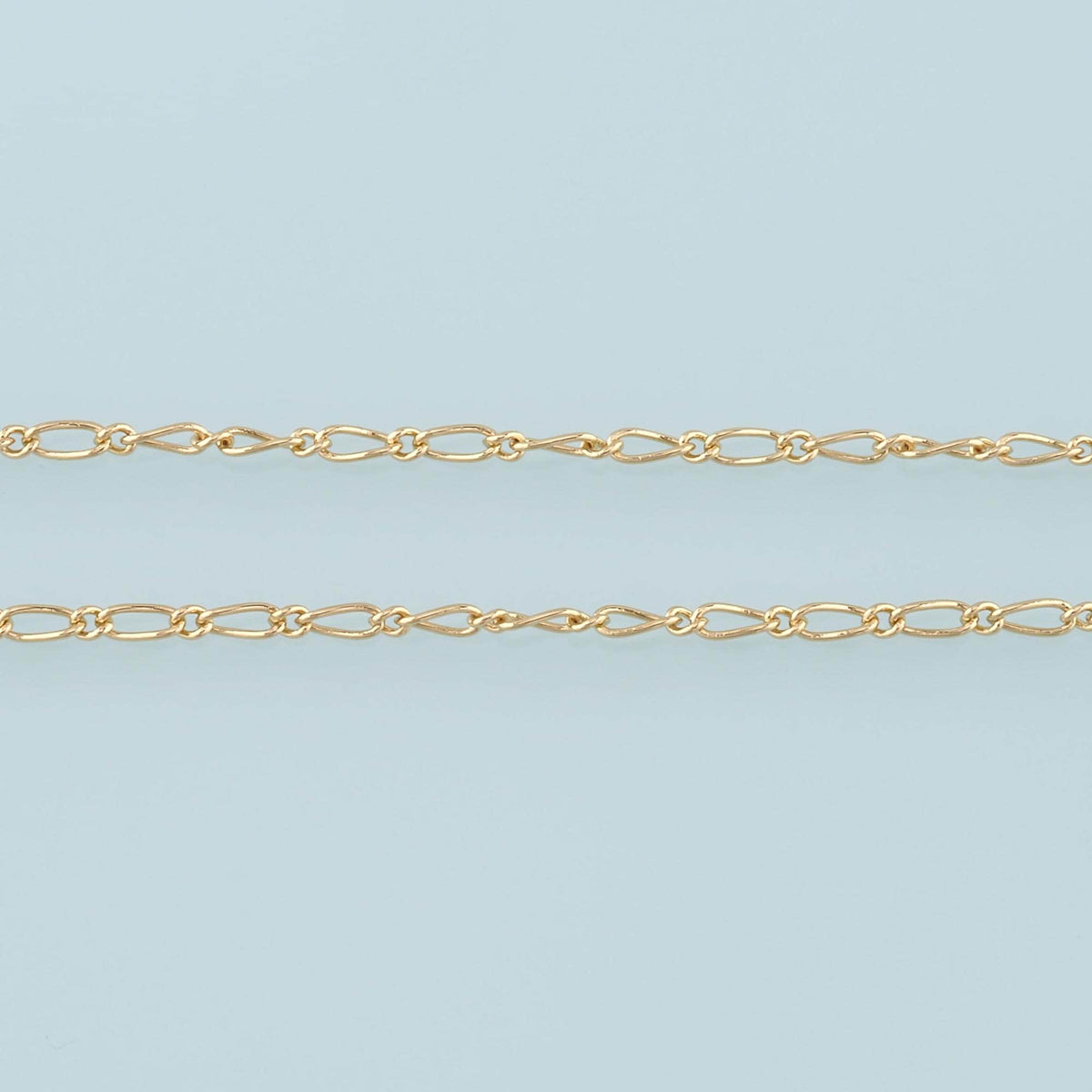 Gold Oval Chain,18K Gold Filled Paper Clip Chain for Necklace Bracelet DIY Jewelry Making Supply 3x6mm