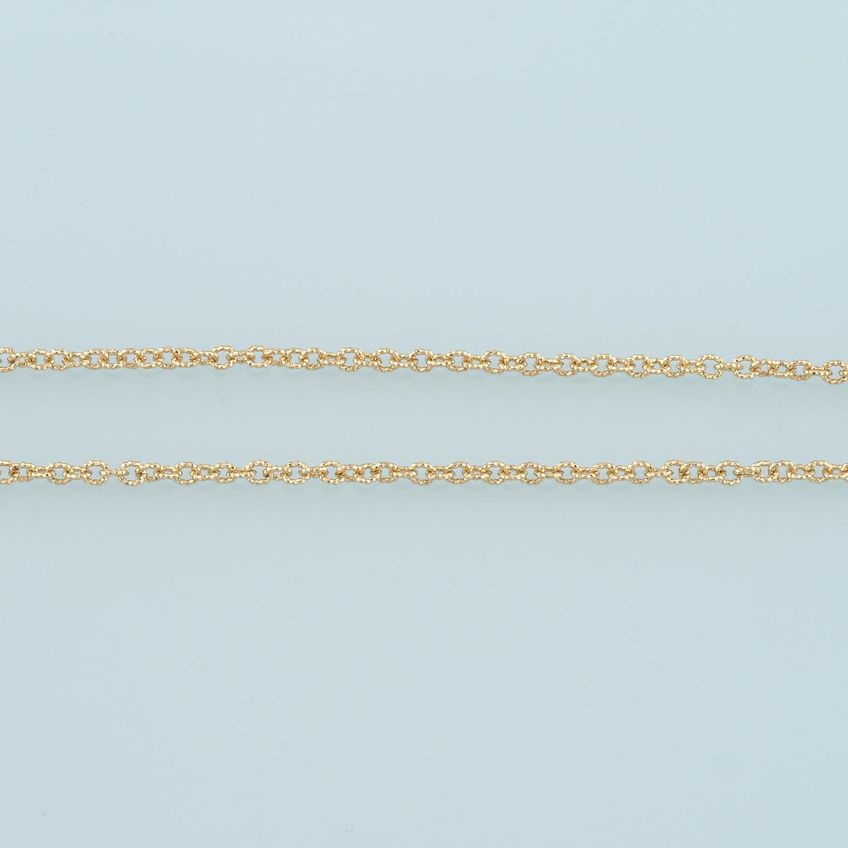 Gold Oval Chain,18K Gold Filled Texture Oval Chain for Necklace Bracelet DIY Jewelry Making Supply 3.5x5mm