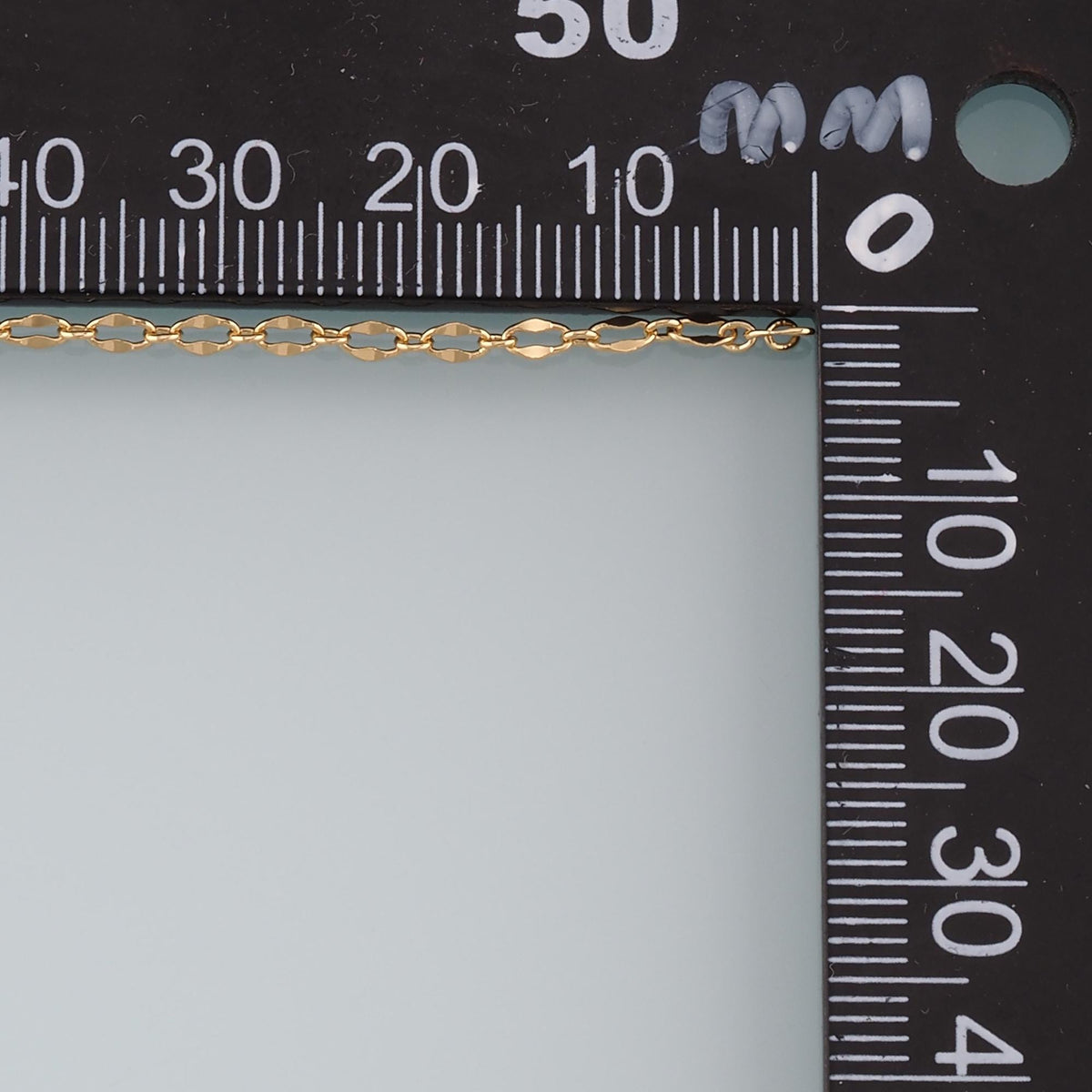 18K Gold Filled Oval Oval Chain 4 mm, 3.28 ft for Jewelry Making