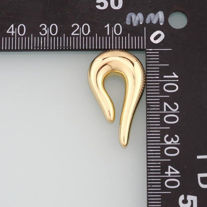 18K Gold Filled Geometry Pendant,Geometry Charm Bracelet Necklace for DIY Jewelry Making Supply