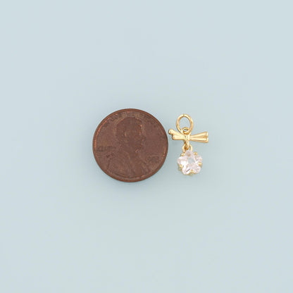 18K Gold Filled Star Pendant,Celestial Charm Bracelet Necklace for DIY Jewelry Making Supply