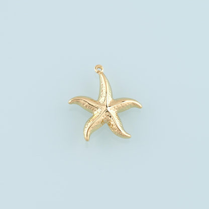 18K Gold Filled Star Charm Pendant for Jewelry Making