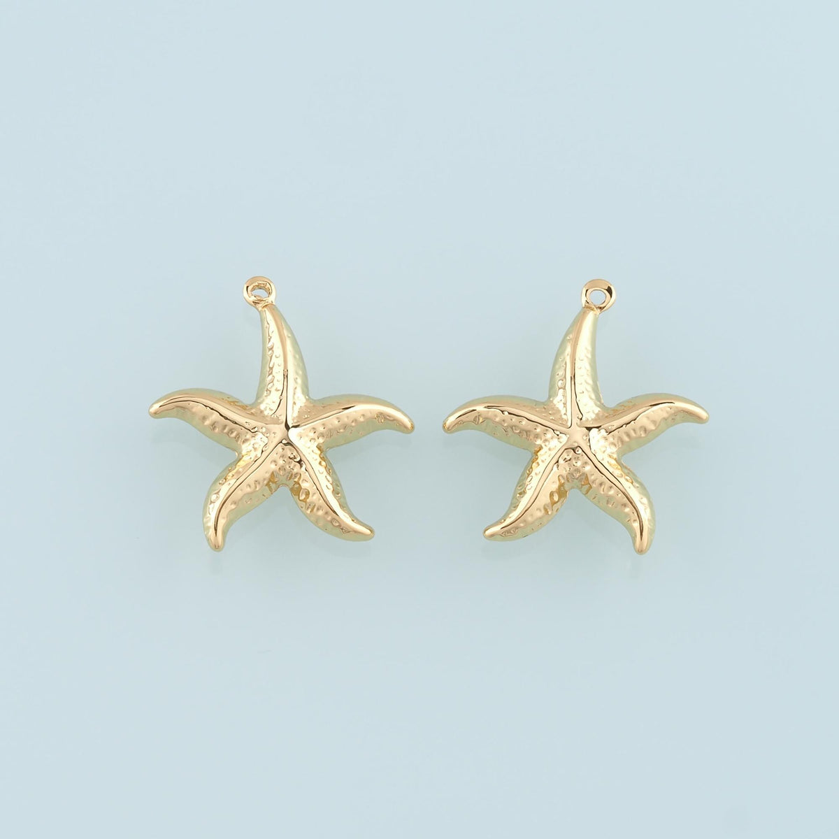 18K Gold Filled Star Charm Pendant for Jewelry Making