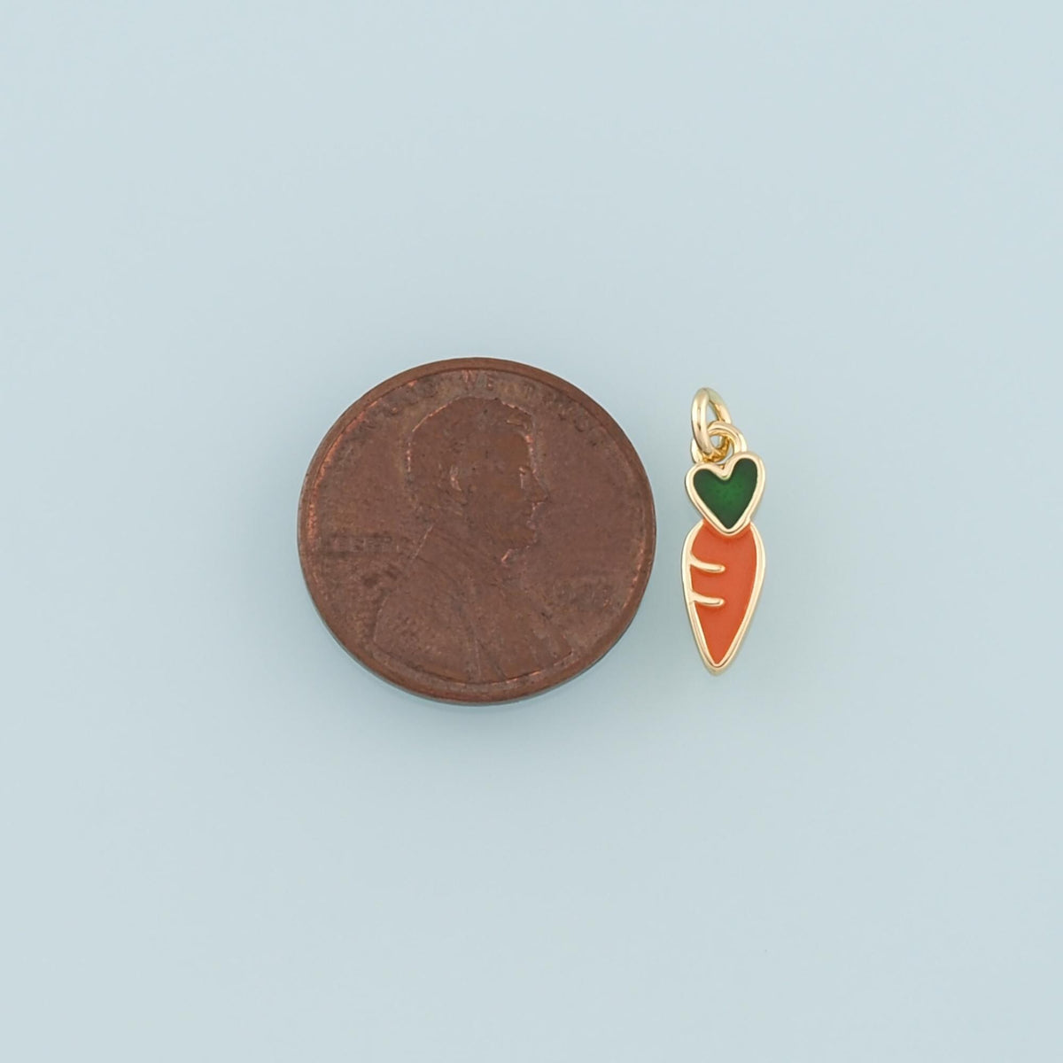 18K Gold Filled Hand Enamel Charm Pendant for Jewelry Making