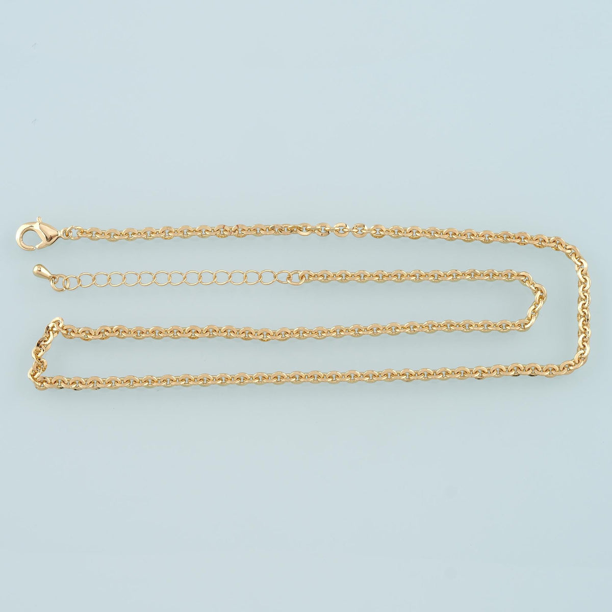 18K Gold Filled Oval Oval Chain 2 in for Jewelry Making
