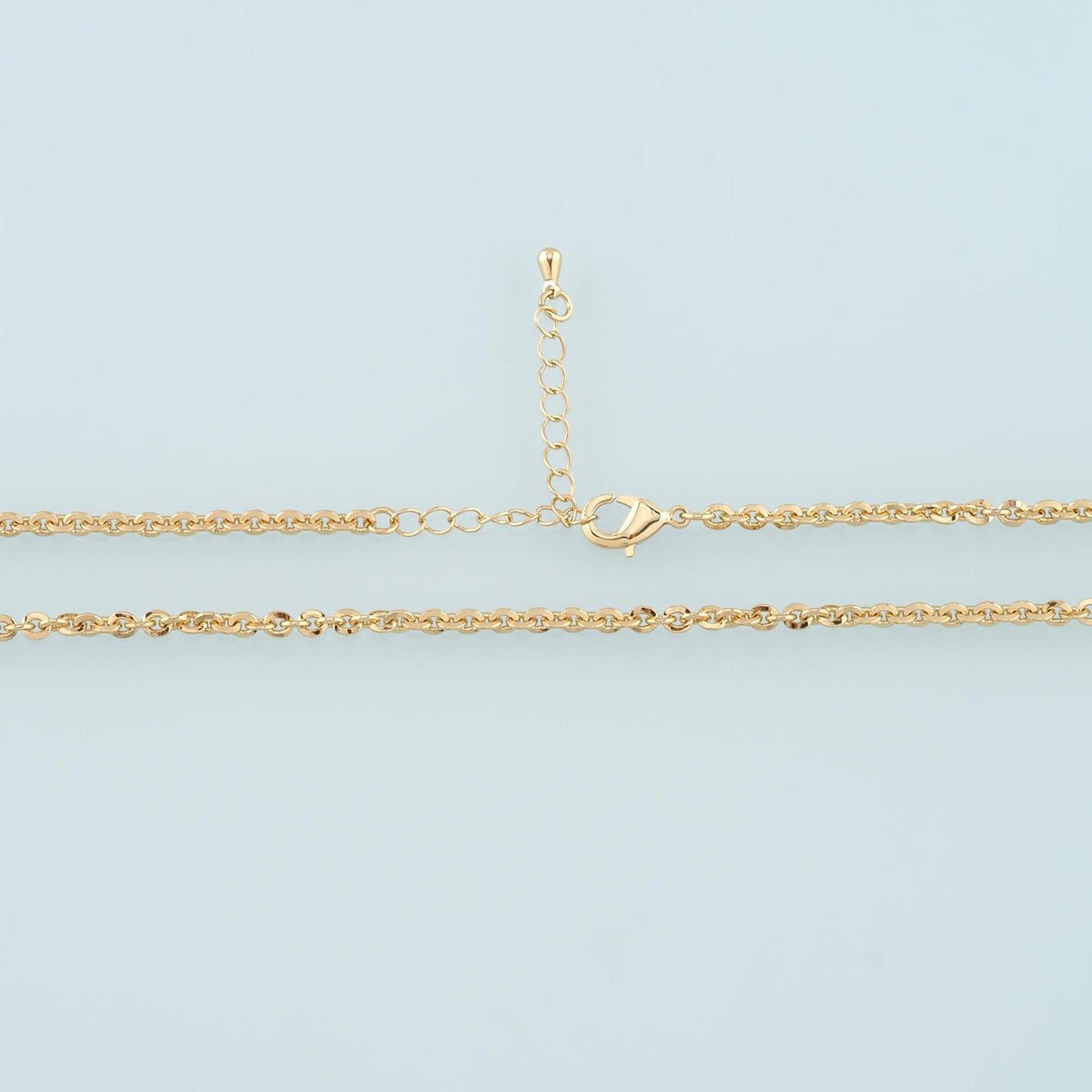 18K Gold Filled Oval Oval Chain 2 in for Jewelry Making