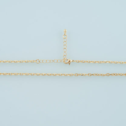 Gold Oval Chain,18K Gold Filled Oval for Necklace Bracelet DIY Jewelry Making Supply