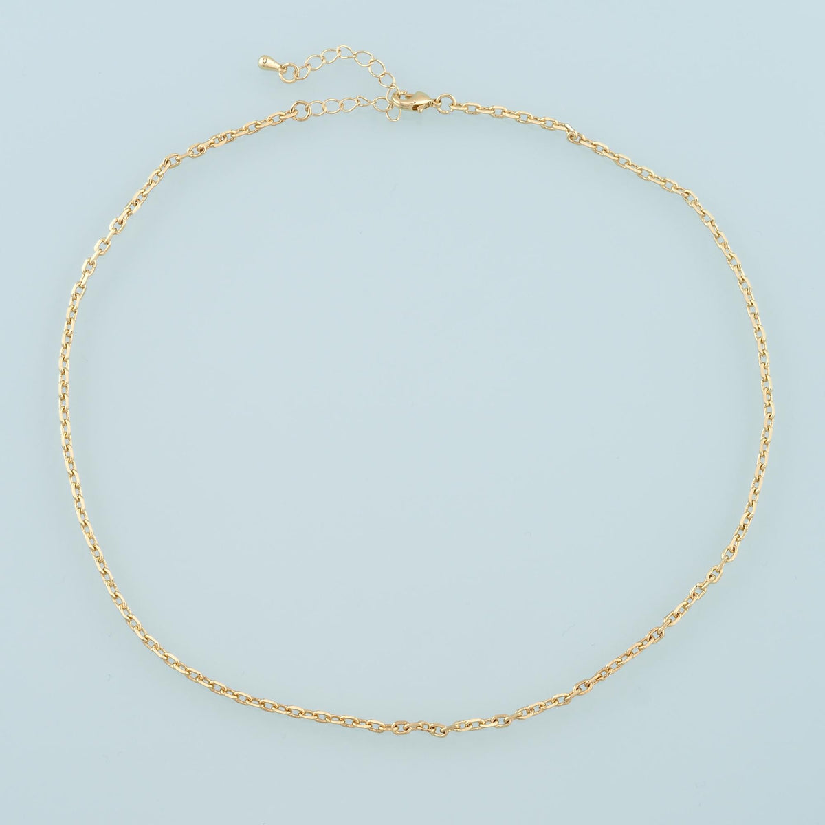 Gold Oval Chain,18K Gold Filled Oval for Necklace Bracelet DIY Jewelry Making Supply