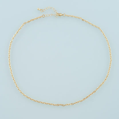 Gold Oval Chain,18K Gold Filled Oval for Necklace Bracelet DIY Jewelry Making Supply