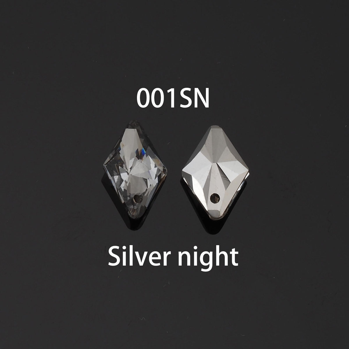 1pcs Rhombus Crystal Pendant Crystal AB Rhinestones for DIY Craft Jewelry Making Supply