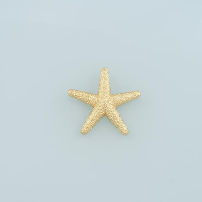 Gold Big Starfish Charms,18K Gold Filled Sea star Pendant,Starfish Charm Bracelet Necklace for DIY Jewelry Making Supply