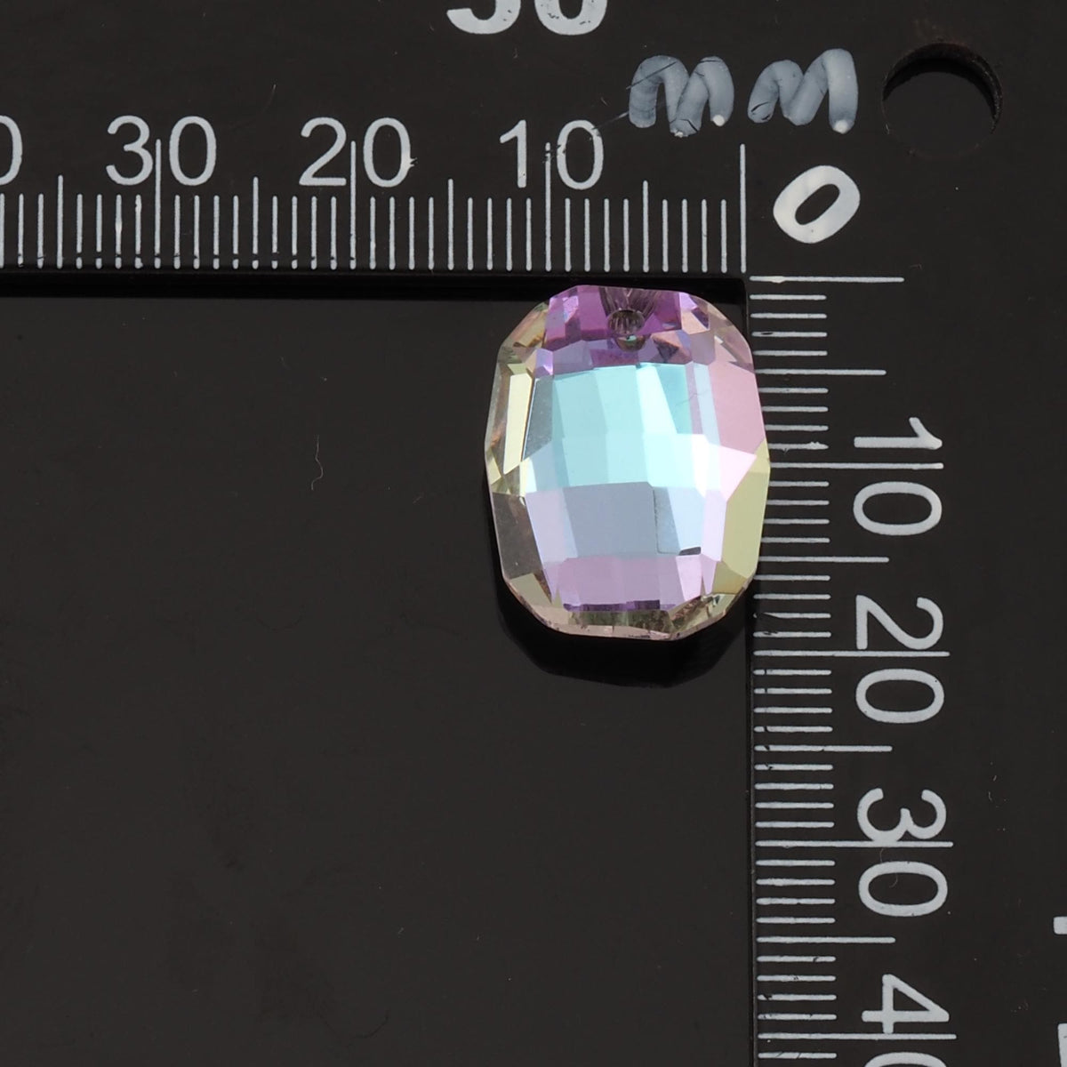 1pcs Oval Crystal Pendant Crystal AB Rhinestones for DIY Craft Jewelry Making Supply