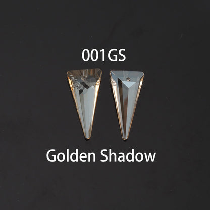1pcs Triangle Crystal Pendant Crystal AB Rhinestones for DIY Craft Jewelry Making Supply