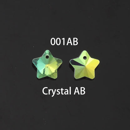 1pcs Star Crystal Pendant Crystal AB Rhinestones for DIY Craft Jewelry Making Supply