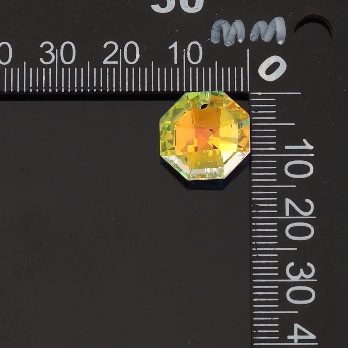 Gold Filled Crystal Round Charm Pendant for Jewelry Making