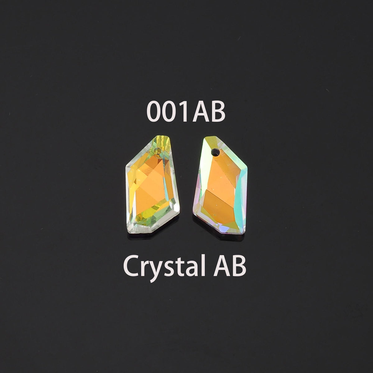 1pcs Geometry Crystal Pendant Crystal AB Rhinestones for DIY Craft Jewelry Making Supply