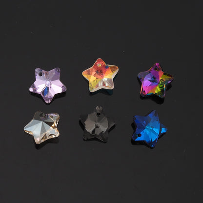 Gold Filled Crystal Star Charm Pendant for Jewelry Making