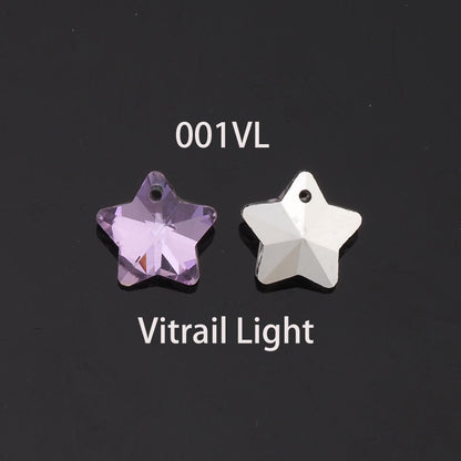 Gold Filled Crystal Star Charm Pendant for Jewelry Making