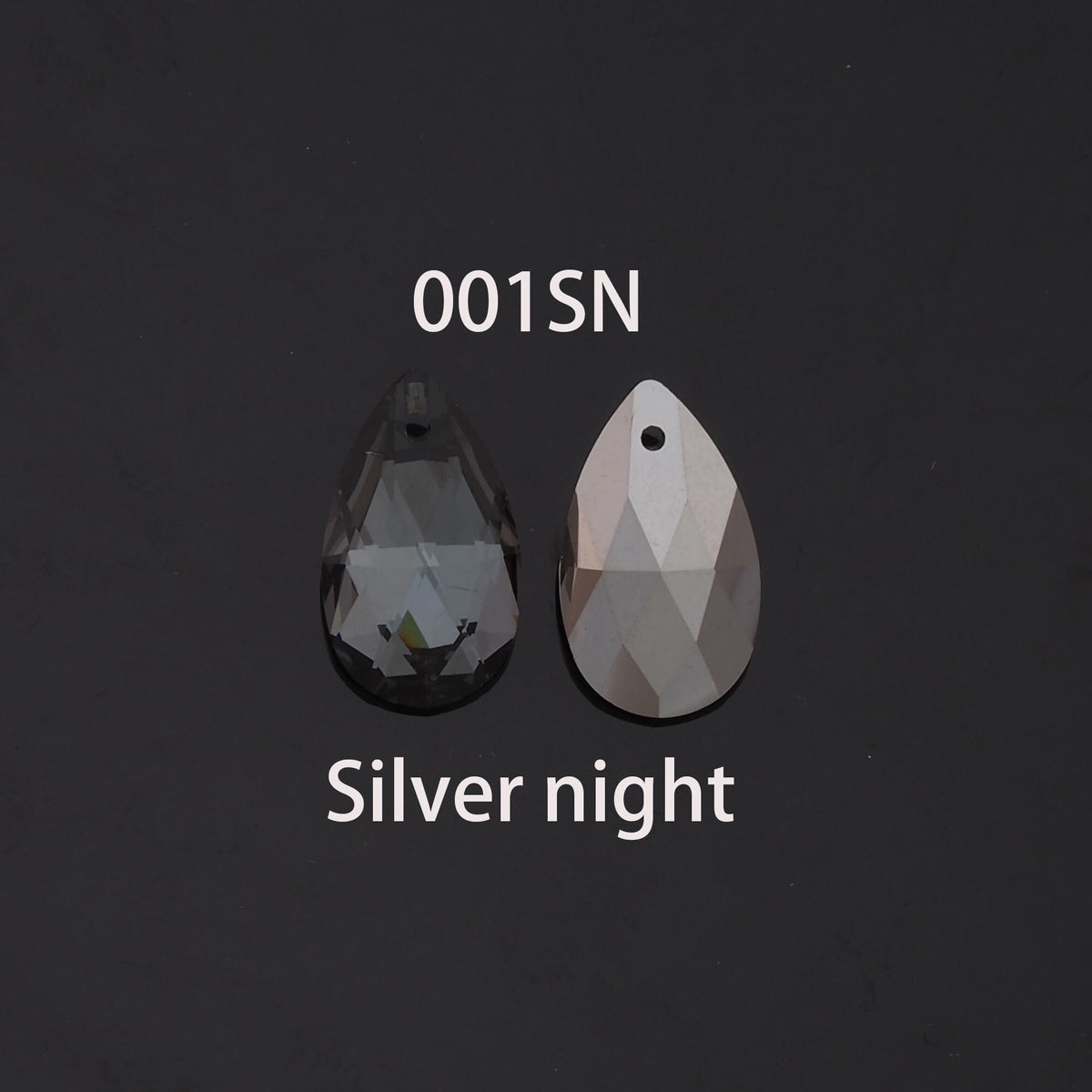 Gold Filled Crystal Teardrop Charm Pendant for Jewelry Making
