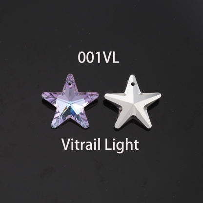 1pcs Star Crystal Pendant Crystal AB Rhinestones for DIY Craft Jewelry Making Supply