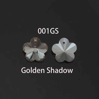 18K Gold Filled Flower Charm Pendant for Jewelry Making