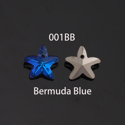 1pcs Starfish Crystal Pendant Crystal AB Rhinestones for DIY Craft Jewelry Making Supply