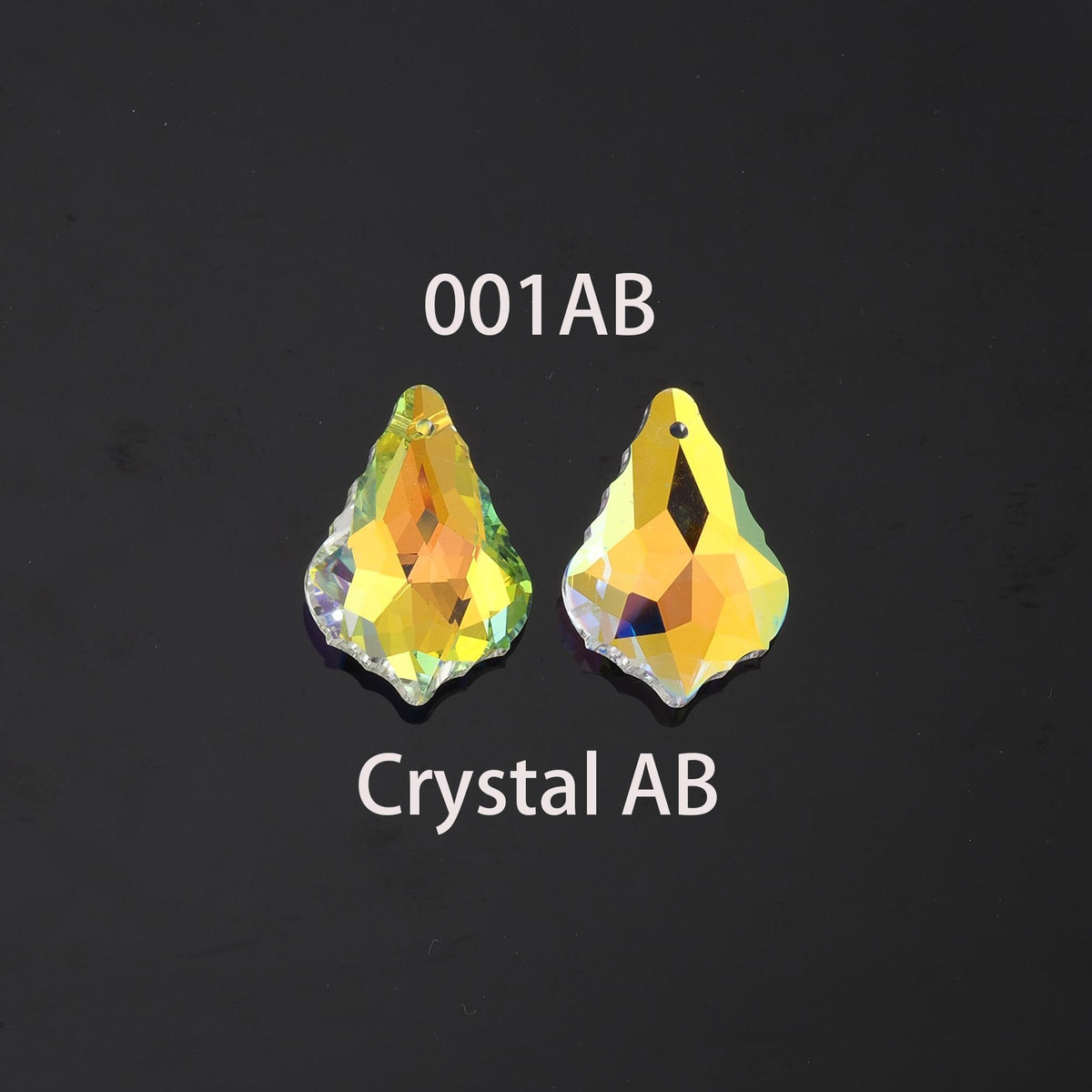 1pcs Maple Leaf Crystal Pendant Crystal AB Rhinestones for DIY Craft Jewelry Making Supply