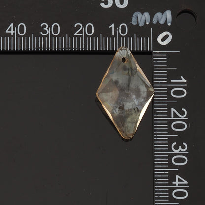 1pcs Rhombus Crystal Pendant Crystal AB Rhinestones for DIY Craft Jewelry Making Supply