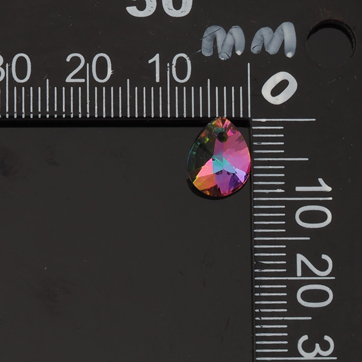 Gold Filled Crystal Teardrop Charm Pendant for Jewelry Making