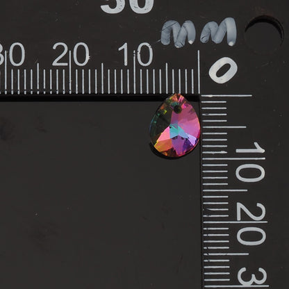 Gold Filled Crystal Teardrop Charm Pendant for Jewelry Making