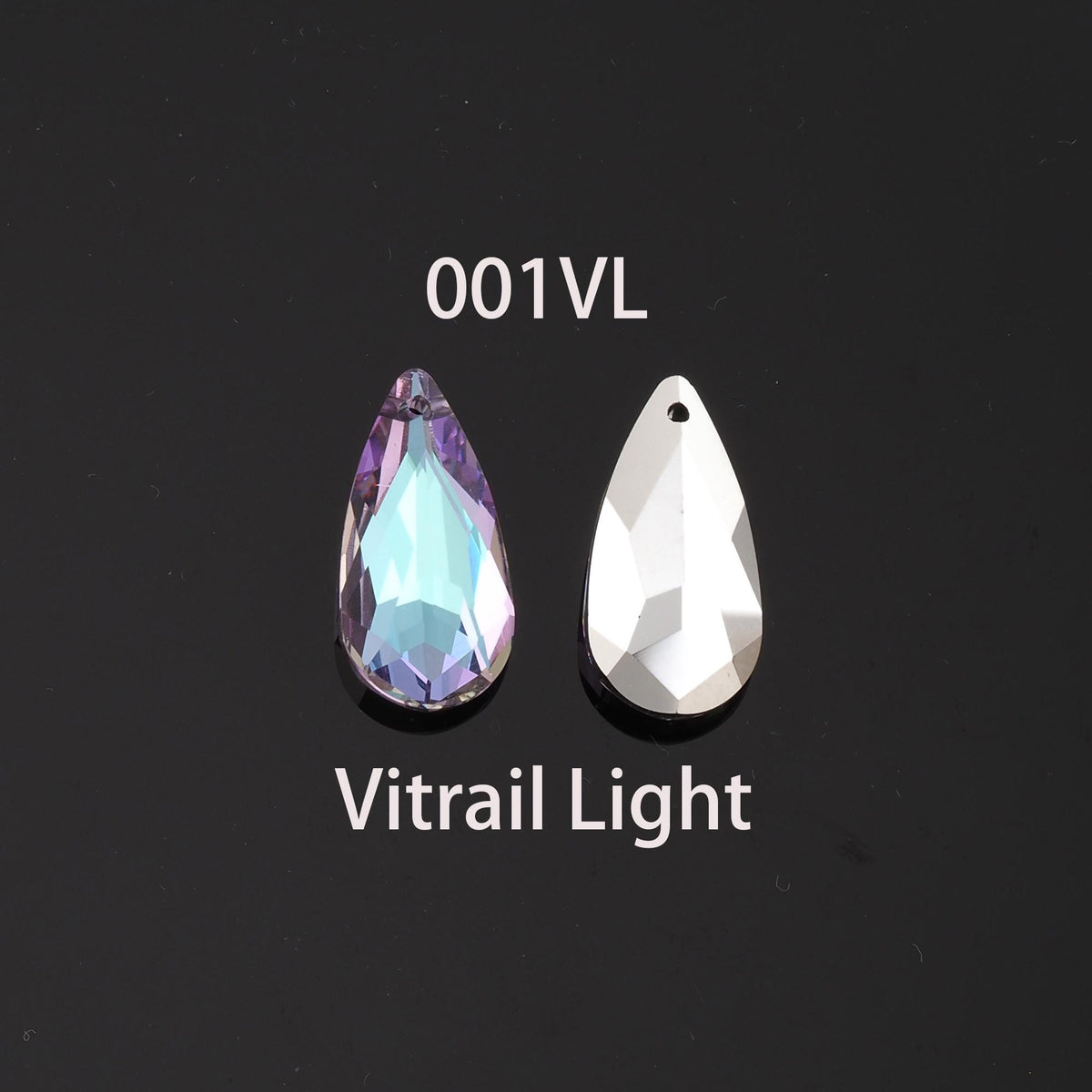 1pcs Teardrop Crystal Pendant Crystal AB Rhinestones for DIY Craft Jewelry Making Supply