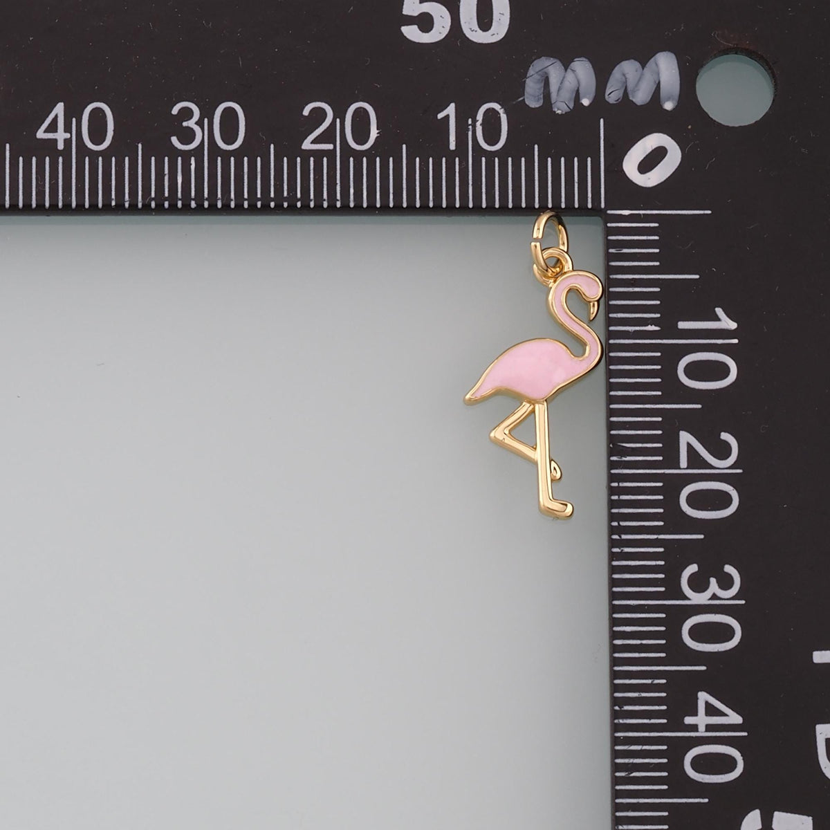 18K Gold Filled Enamel Charm Pendant for Jewelry Making