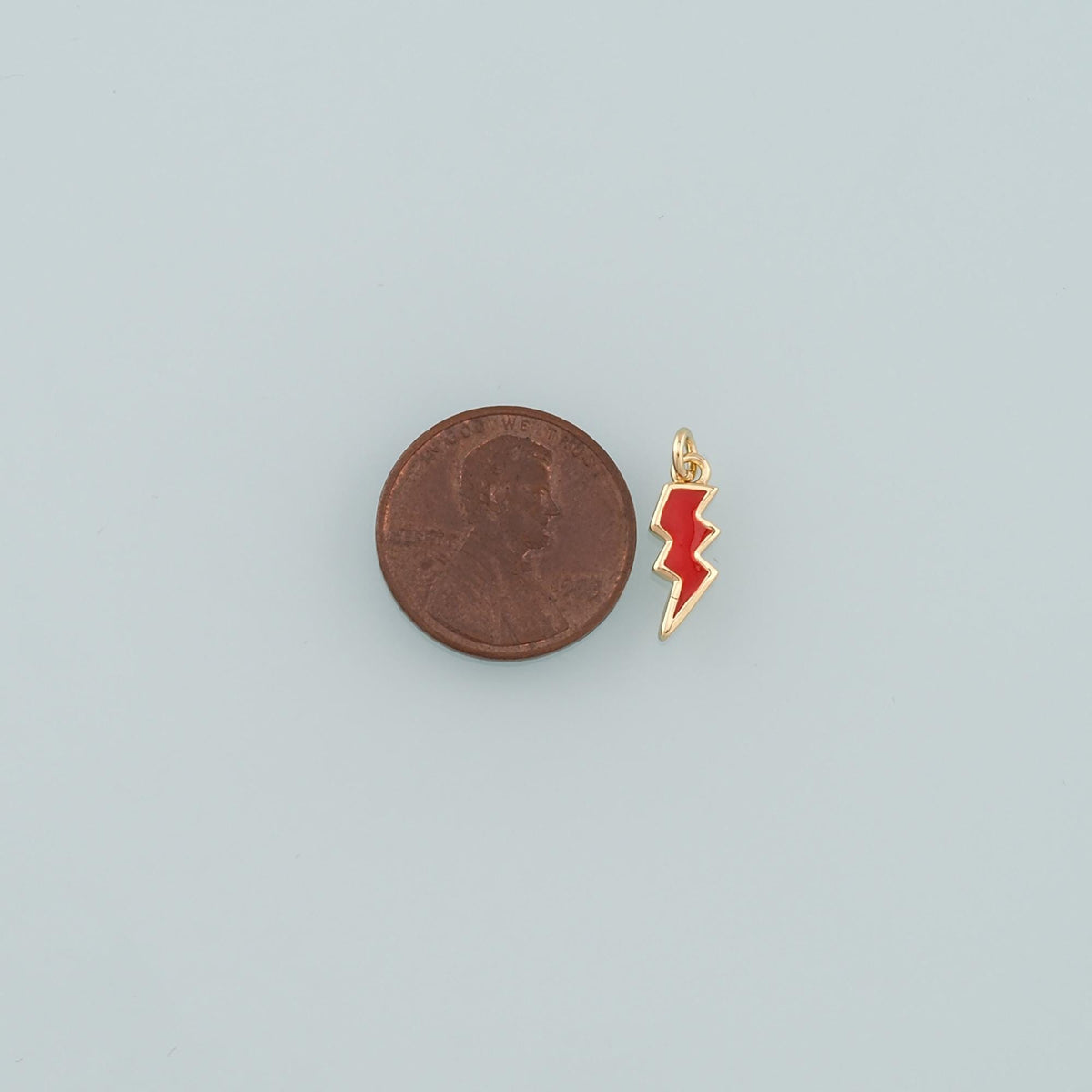 18K Gold Filled Enamel Charm Pendant for Jewelry Making