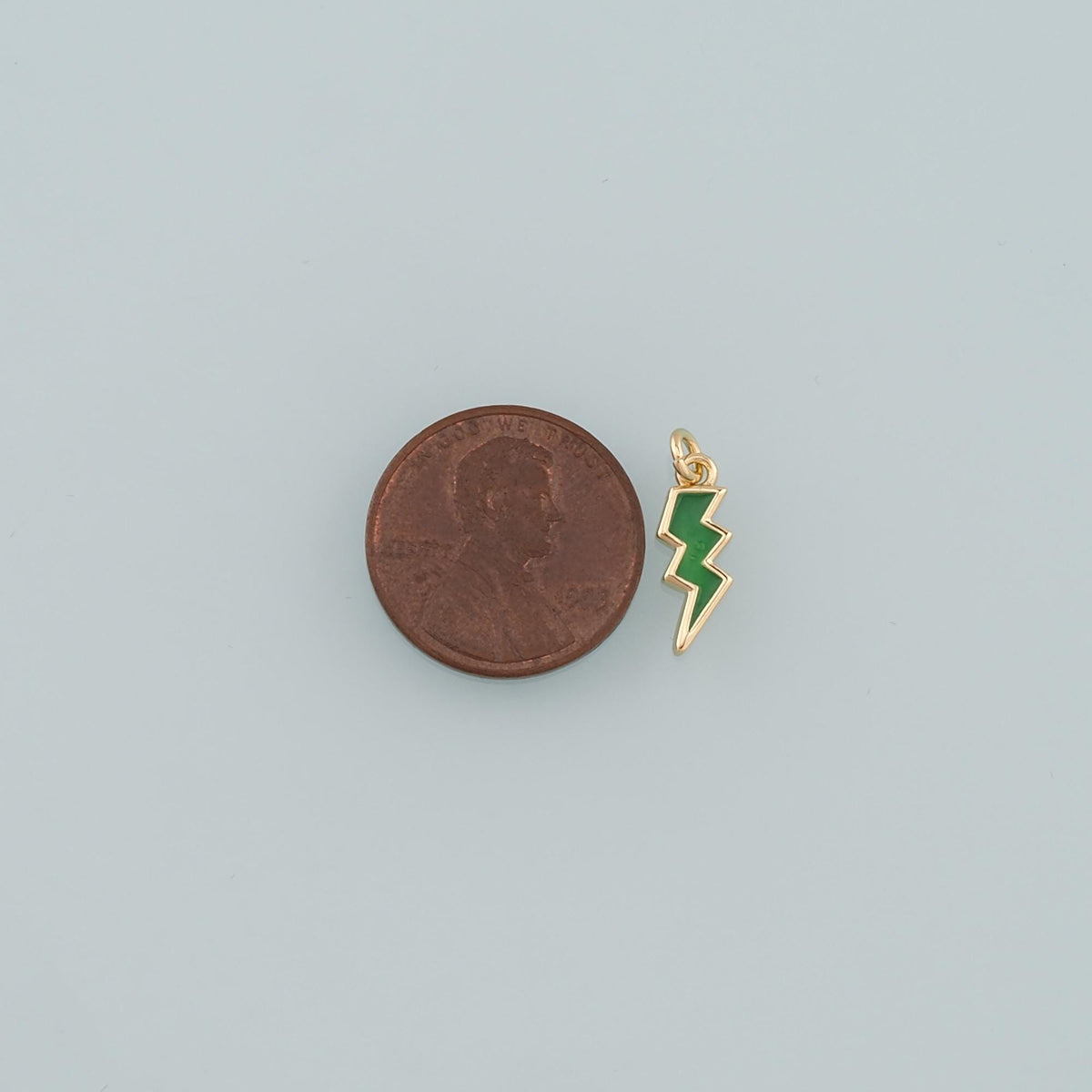 18K Gold Filled Enamel Charm Pendant for Jewelry Making
