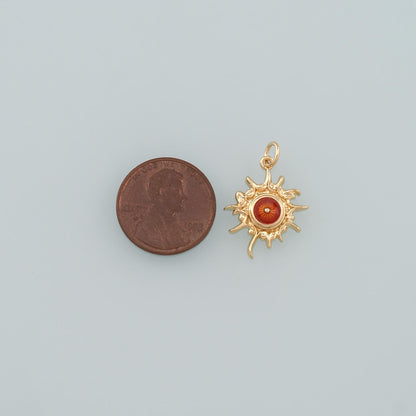 18K Gold Filled Enamel Evil Eye Charm Pendant for Jewelry Making